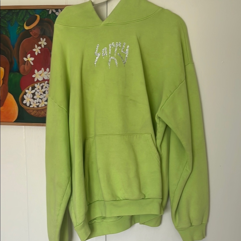 SORRY RHINESTONE HOODIE